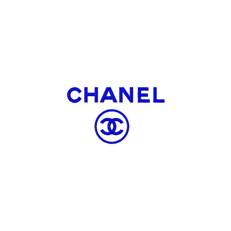 Preview of the Chan logo embroidery design, showcasing intricate stitching patterns for fashion and apparel projects.