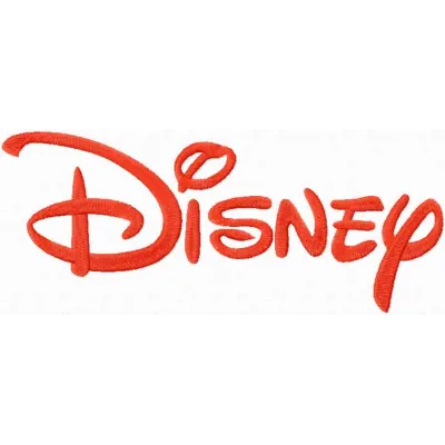 Preview of a Disney logo embroidery design, showcasing intricate stitching patterns for creative projects.