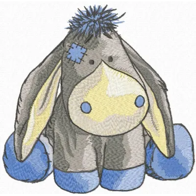 Sugarcube embroidery design featuring a charming farm animal motif, ideal for personalizing t-shirts and tote bags.