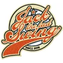 Preview of Jack The Lad Swing Logo embroidery design, showcasing intricate stitching patterns for creative projects.