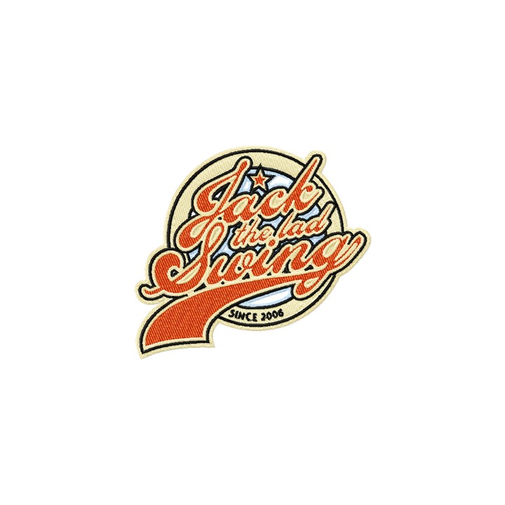 Jack The Lad Swing Logo embroidery design - Embroidery Design