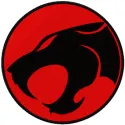 ThunderCats logo embroidery design showcasing a vibrant emblem, ideal for stitching on t-shirts and hoodies.