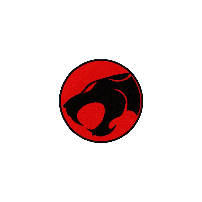 ThunderCats logo embroidery design showcasing a vibrant emblem, ideal for stitching on t-shirts and hoodies.