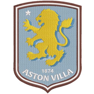 Aston Villa logo embroidery design - Embroidery Design