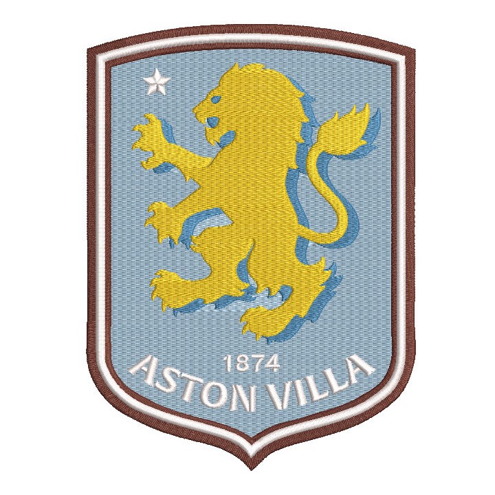 Aston Villa logo embroidery design - Embroidery Design