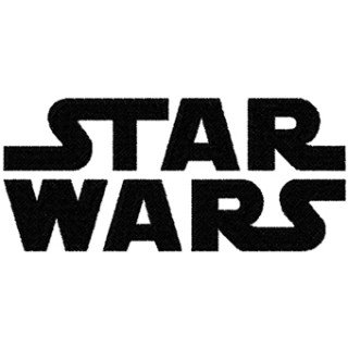 Star Wars logo embroidery design - Embroidery Design