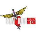 Bon Jovi 'Because We Can' embroidery design showcasing vibrant musical motifs for creative stitching projects.