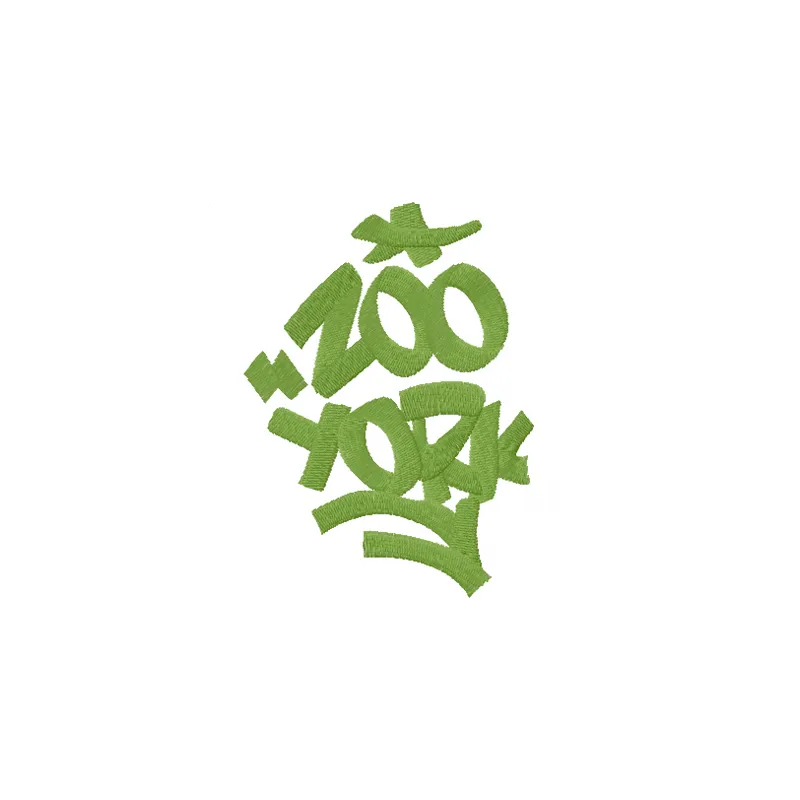 Preview of Zoo York Logo 1 embroidery design, ideal for stitching on caps, hoodies, and t-shirts.