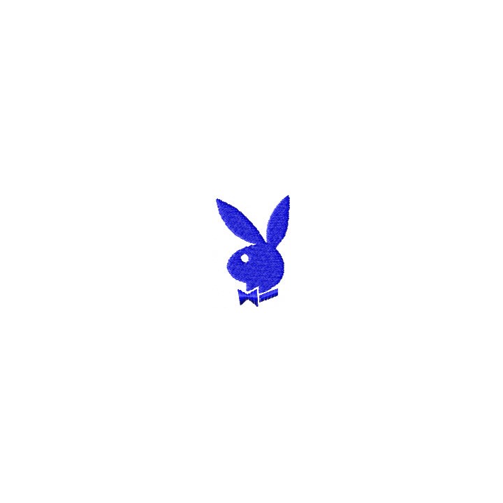 Playboy logo embroidery design - Embroidery Design