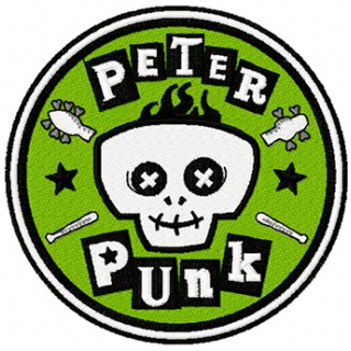 Peter Punk logo embroidery design - Embroidery Design