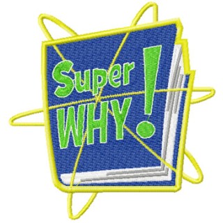 Super Why Logo embroidery design - Embroidery Design
