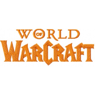 World of Warcraft logo embroidery design - Embroidery Design
