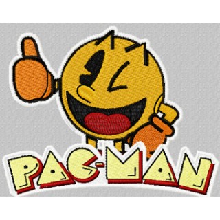 Pac-Man embroidery design - Embroidery Design