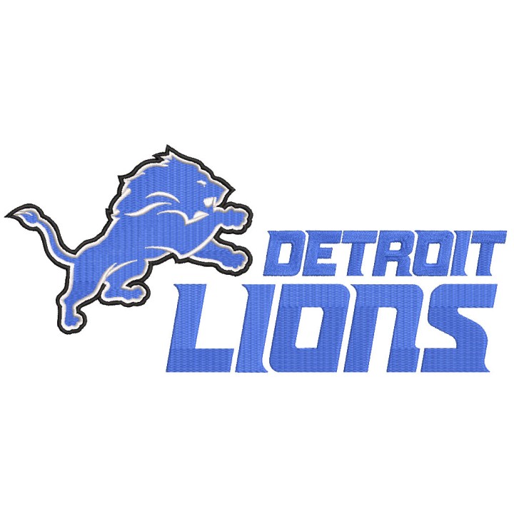 Detroit Lions Alternate Logo 2017 embroidery design - Embroidery Design