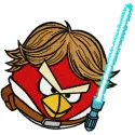 Embroidery design featuring Birds inspired by Star Wars Luke, perfect for crafting on various fabric items.