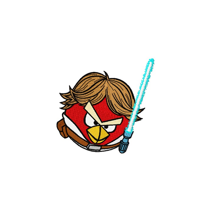 Birds Star Wars Luke embroidery design - Embroidery Design