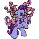 My Little Pony Fire Dance embroidery design showcasing vibrant colors and playful motifs for creative stitching projects.