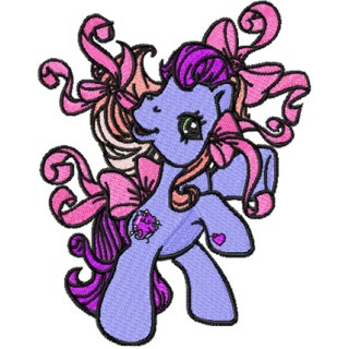 My Little Pony Fire Dance embroidery design - Embroidery Design