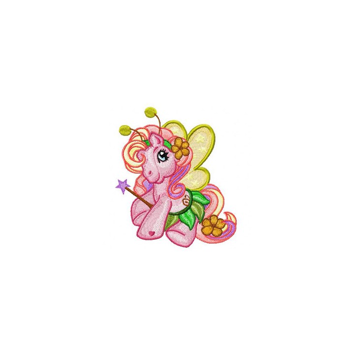 My Little Pony Fairy embroidery design - Embroidery Design