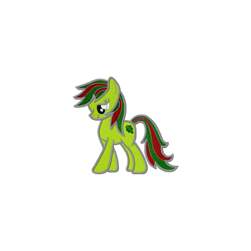 Oak Leaf embroidery design showcasing intricate stitching patterns, perfect for My Little Pony themed projects.