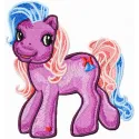 My Little Pony Funny embroidery design showcasing colorful characters for creative stitching projects.