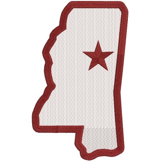 Mississippi State Bulldogs Secondary Logo 2024 embroidery design - Embroidery Design