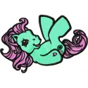 Preview of My Little Pony Funny Game embroidery design featuring colorful characters for playful stitching.