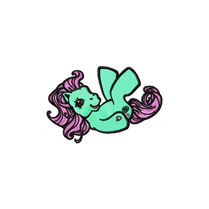 My Little Pony Funny Game embroidery design - Embroidery Design