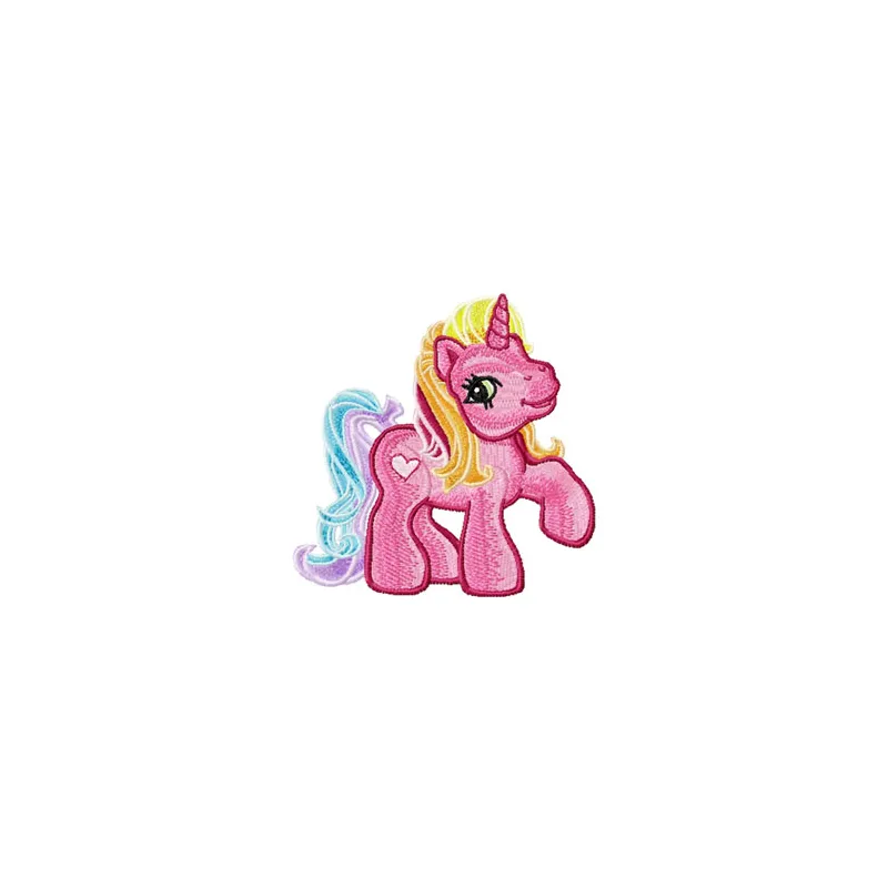My Little Pony 3 embroidery design preview featuring vibrant characters for creative stitching projects.