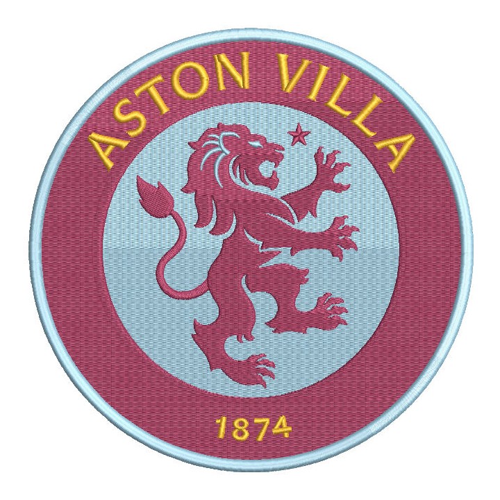 Aston Villa Primary logo embroidery design - Embroidery Design
