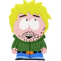 Embroidery design preview of South Park 3, showcasing vibrant stitching patterns inspired by the iconic cartoon.