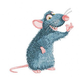 Remy embroidery design - Embroidery Design