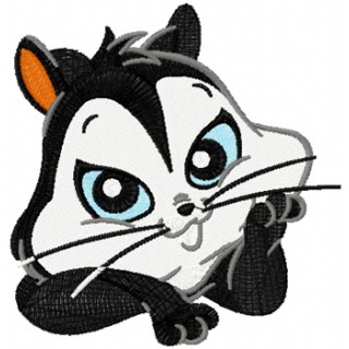 Pussyfoot dream embroidery design - Embroidery Design