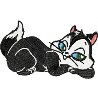 Pussyfoot embroidery design - Embroidery Design