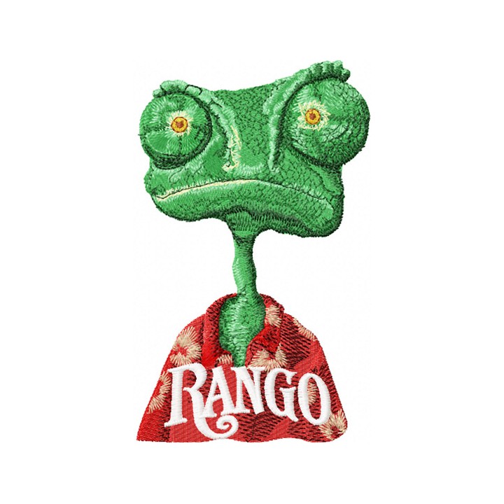 Chameleon Rango embroidery design - Embroidery Design
