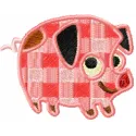 Small Pig 1 embroidery design featuring a cute farm animal motif, perfect for stitching on t-shirts and tote bags.