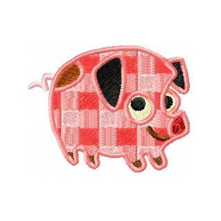 Small Pig 1 embroidery design - Embroidery Design