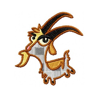 Jeb Goat embroidery design - Embroidery Design