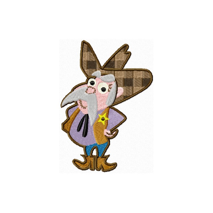 Sheriff embroidery design - Embroidery Design