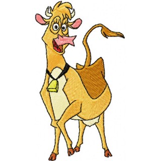 Grace cow embroidery design - Embroidery Design
