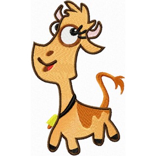 Cow Grace embroidery design - Embroidery Design