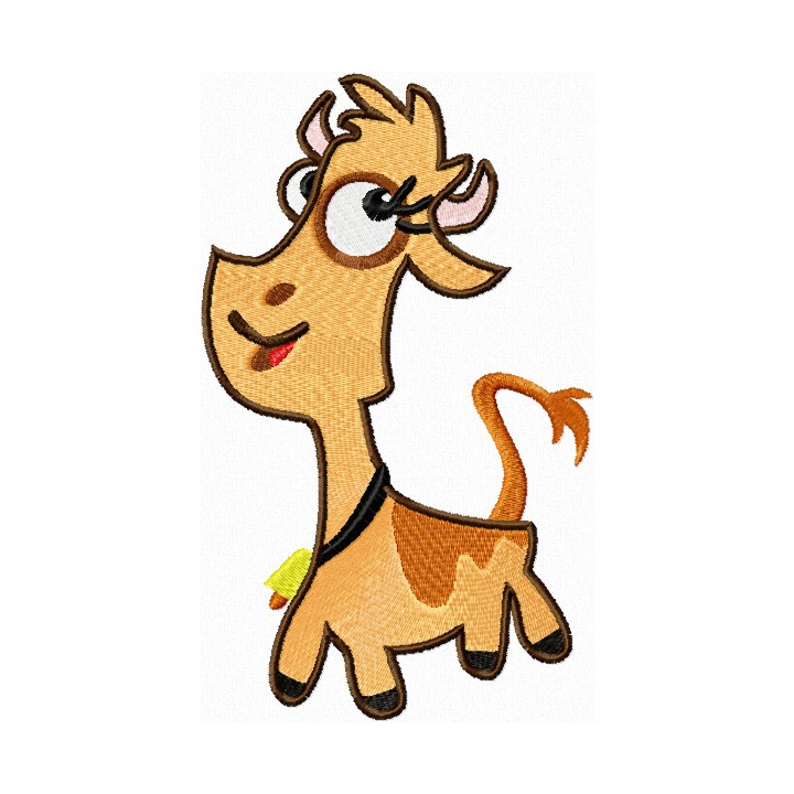 Cow Grace embroidery design - Embroidery Design