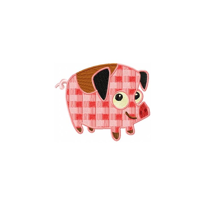 Mother Pig embroidery design - Embroidery Design