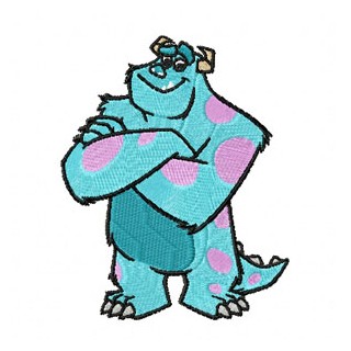 Sulley embroidery design - Embroidery Design