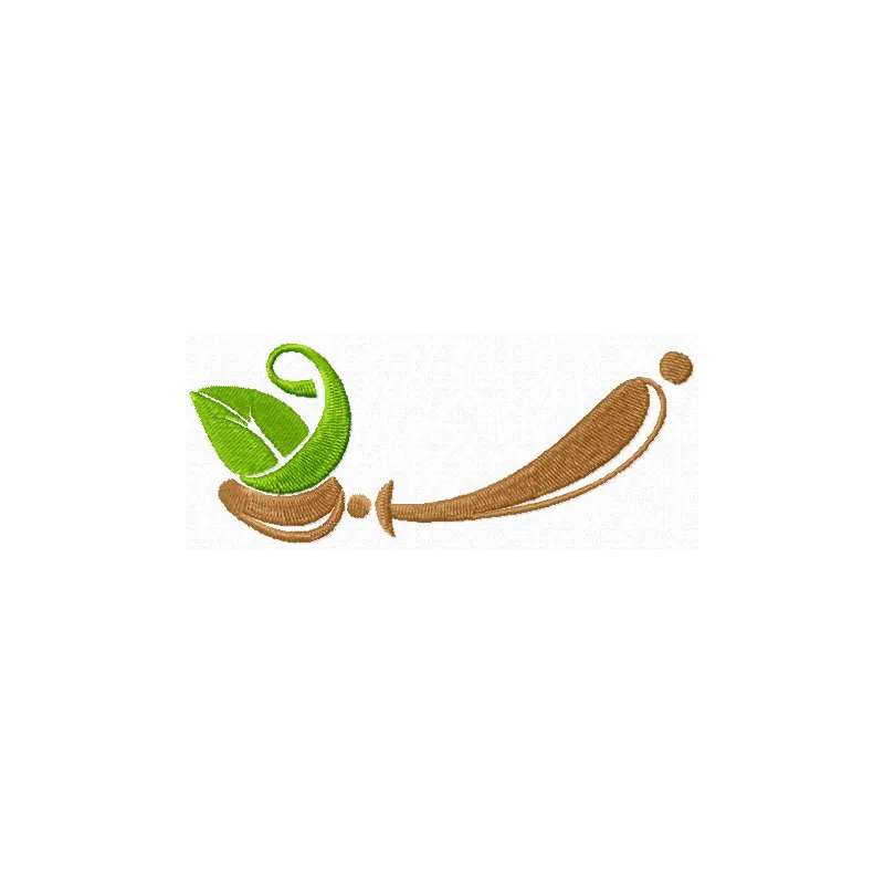 Spoon embroidery design showcasing a charming kitchen theme, perfect for adding a personal touch to towels or aprons.