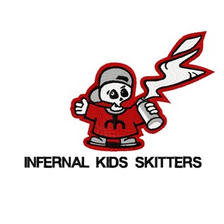 Infernal Kids Skitters embroidery design - Embroidery Design