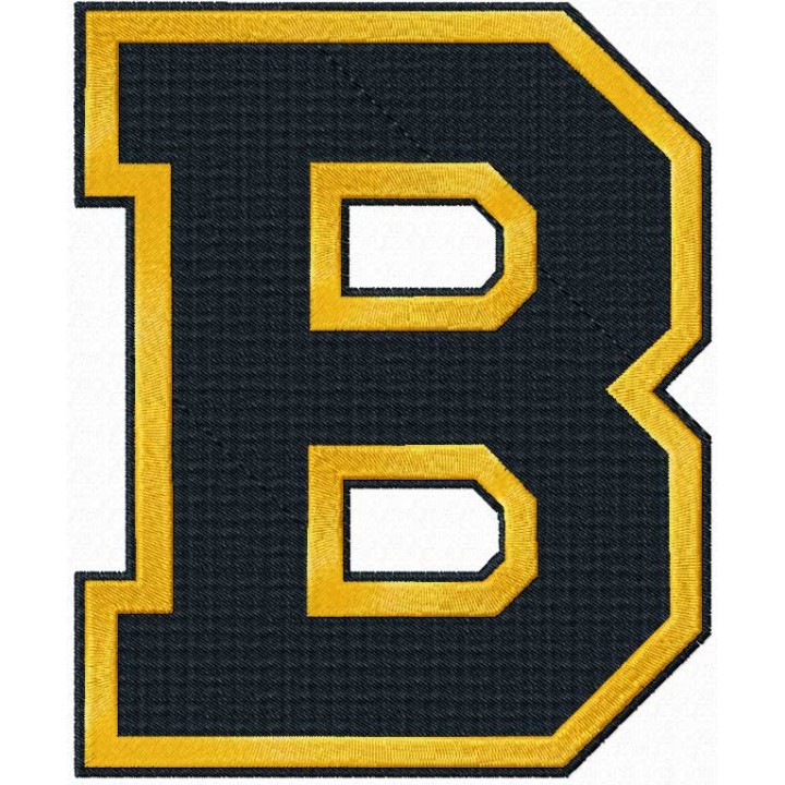 Boston Bruins big B logo embroidery design - Embroidery Design