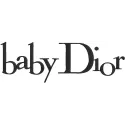 Baby Dior embroidery design featuring intricate patterns on high-quality fabric, showcasing elegant craftsmanship.