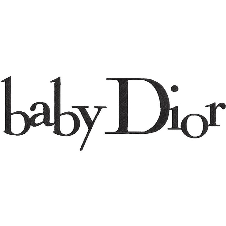 Baby Dior embroidery design - Embroidery Design