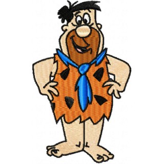 Flinstones Fred 1 embroidery design - Embroidery Design